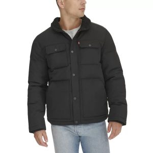 Levi's Men's Puffer Jacket Black