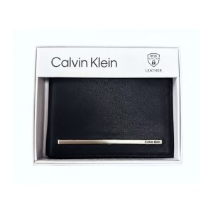 Calvin Klein Men's Leather Bifold Wallet with RFID Protection