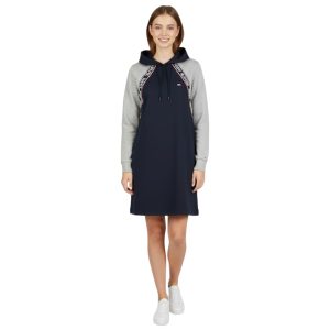 Tommy Hilfiger Logo Hoodie Sweatshirt Dress