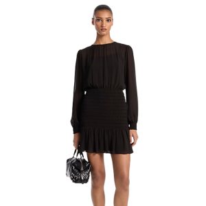 Michael Kors Long Sleeve Mesh Dress