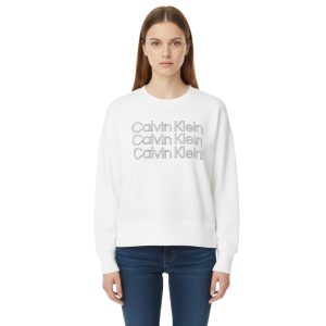 Calvin Klein Women's Performance Crew Neck Oversized Sweatshirt