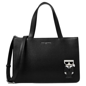 Karl Lagerfeld Women's Satchel Bag with Karl Figure