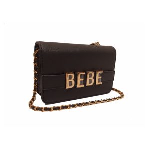 Bebe Women's Crossbody Purse with Gold-Tone Logo
