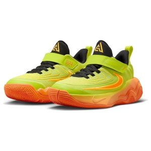 Nike Kids' Yellow & Orange Basketball Shoes